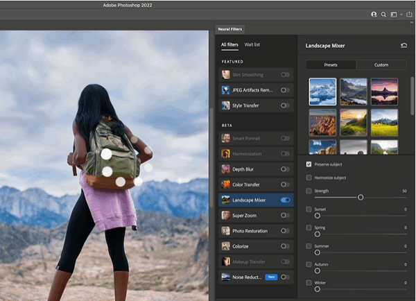 adobe photoshop 2022 neural filters free download